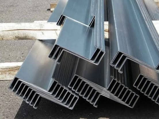 Steel purlin C-section